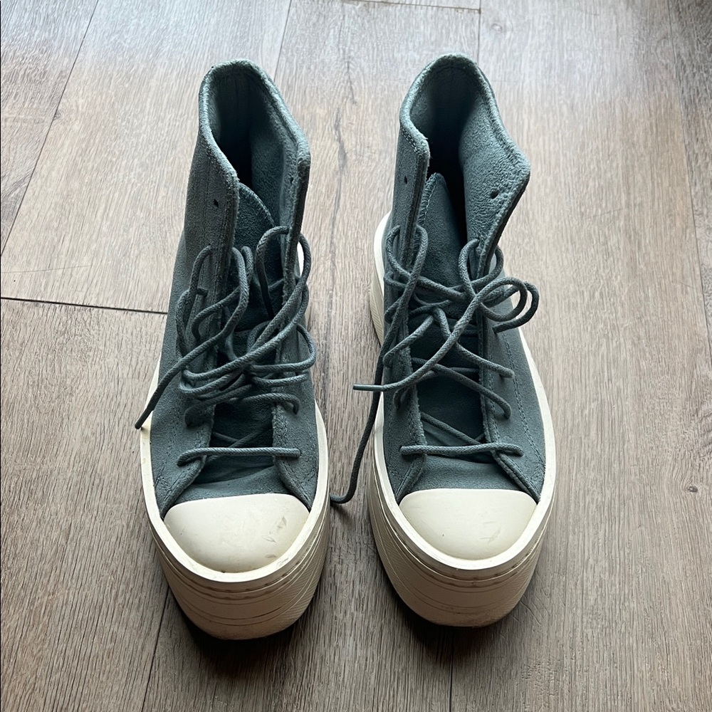 Converse High-Top Sneakers with Platform Sole